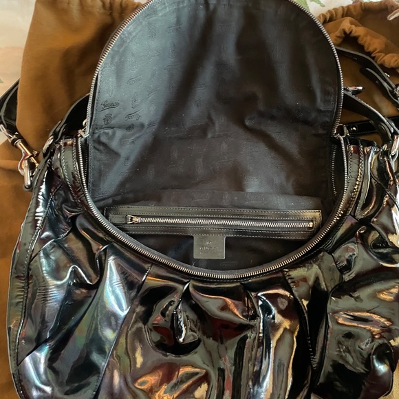 Gucci Iridescent Patent Leather Icon Bit Shoulder Bag - Picture 3 of 8